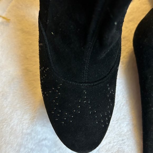 ALAIA Platform Suede Black Bootie. So high! - Picture 2 of 9